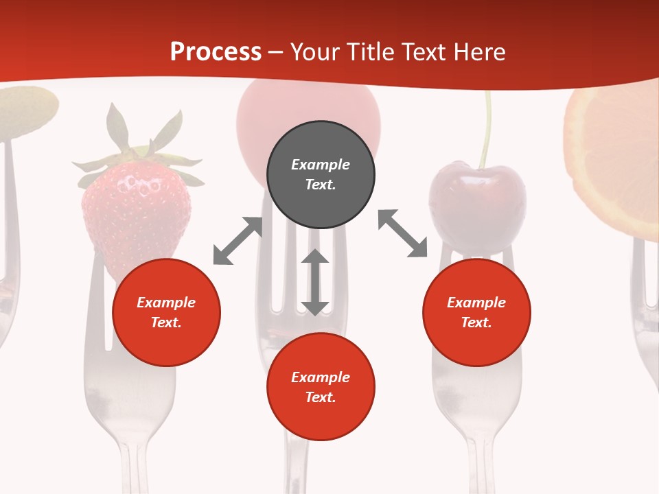 Five Snack Cherry PowerPoint Template