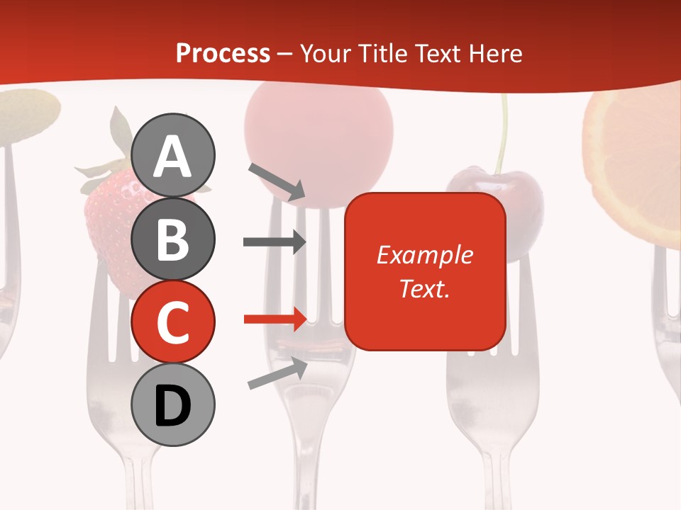 Five Snack Cherry PowerPoint Template