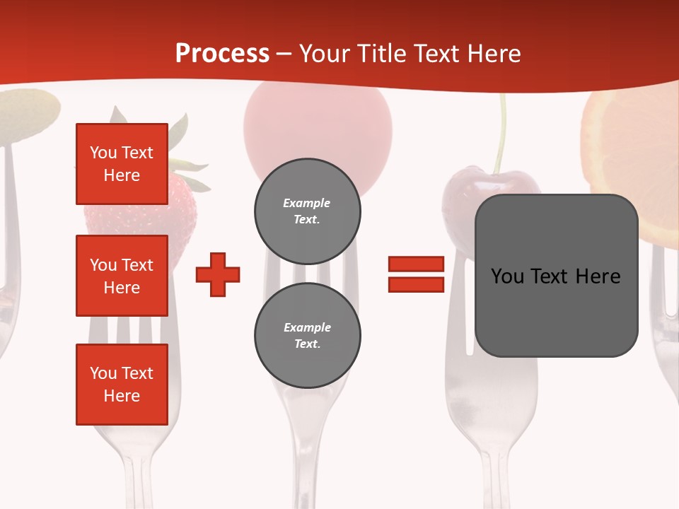 Five Snack Cherry PowerPoint Template