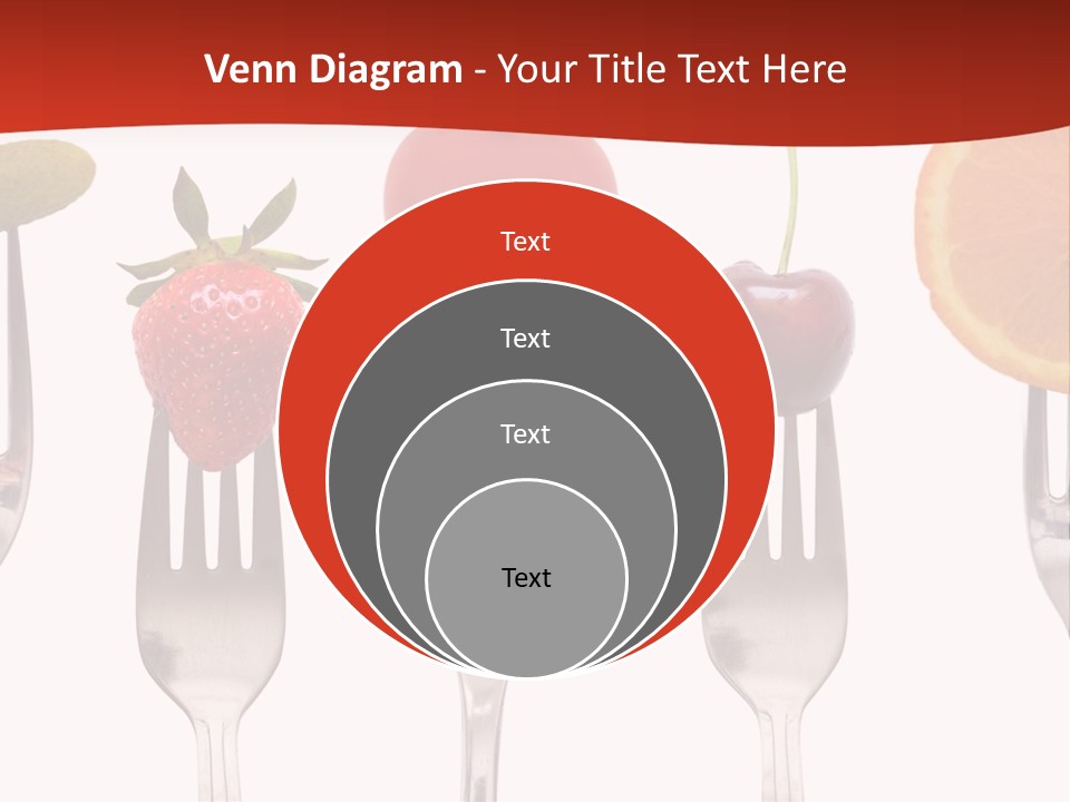 Five Snack Cherry PowerPoint Template