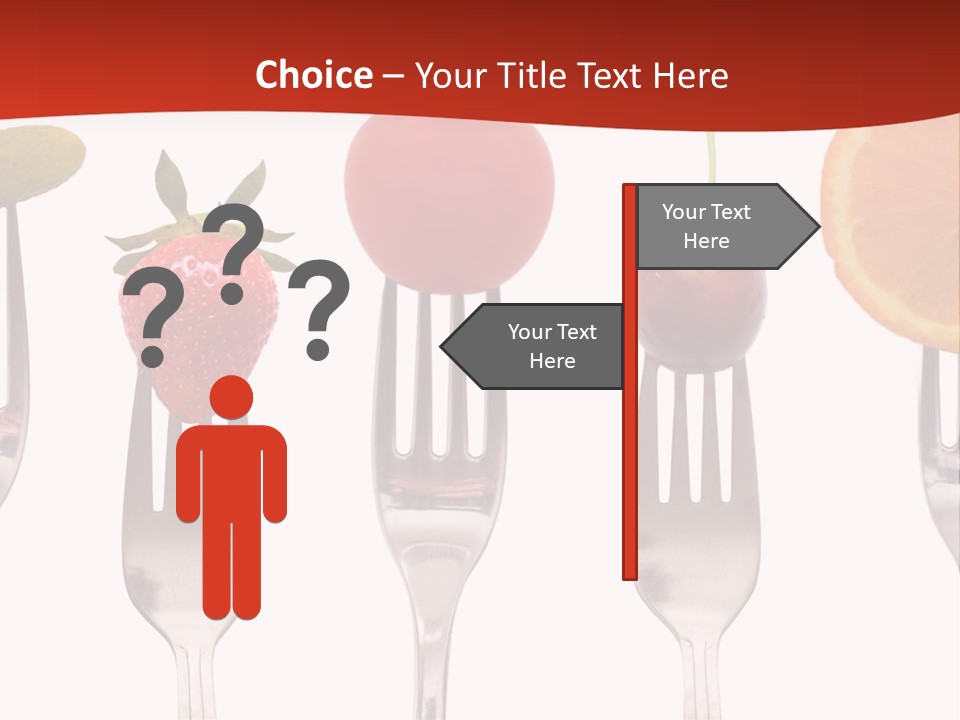 Five Snack Cherry PowerPoint Template