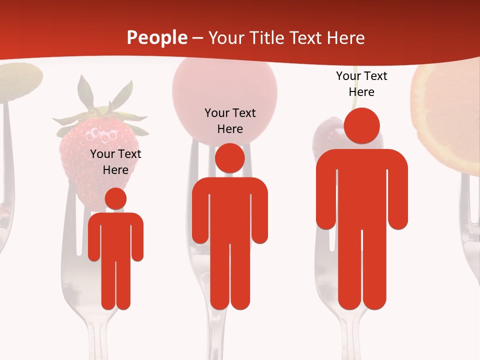 Five Snack Cherry PowerPoint Template