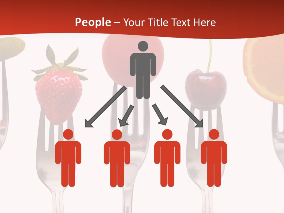 Five Snack Cherry PowerPoint Template