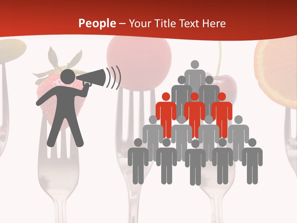 Five Snack Cherry PowerPoint Template