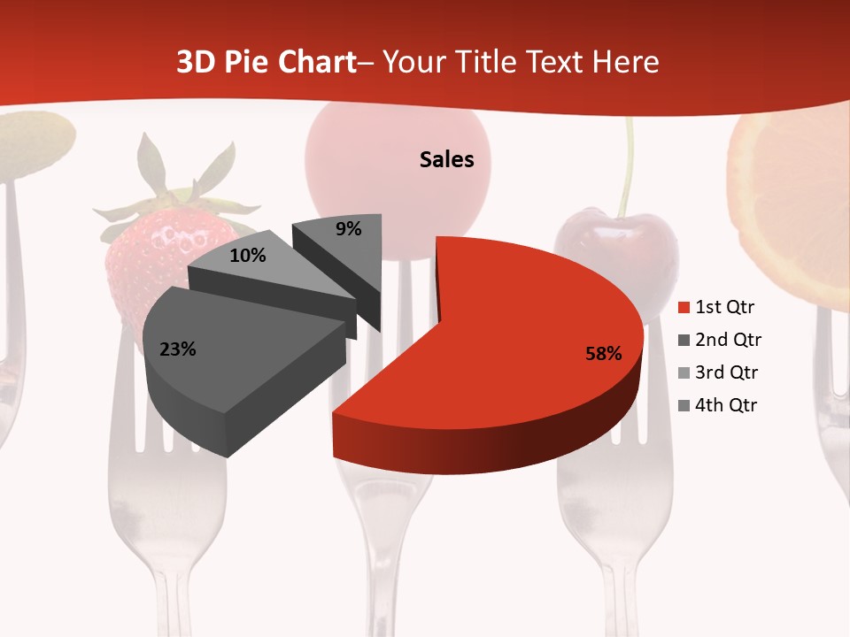 Five Snack Cherry PowerPoint Template
