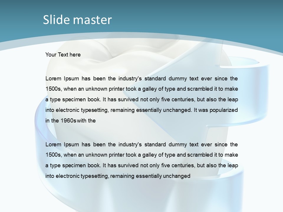 Illness Mouth Caries PowerPoint Template