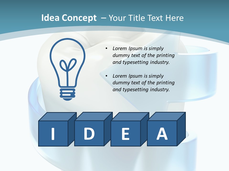 Illness Mouth Caries PowerPoint Template