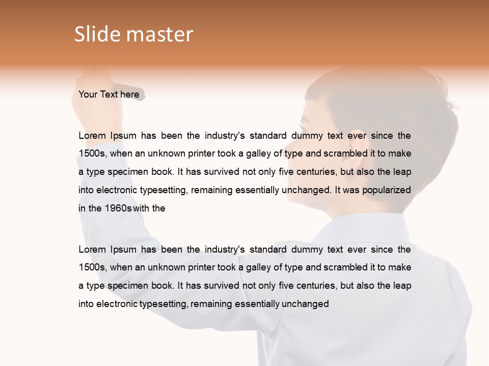 Student Educational Writing PowerPoint Template