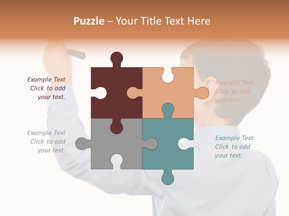 Student Educational Writing PowerPoint Template