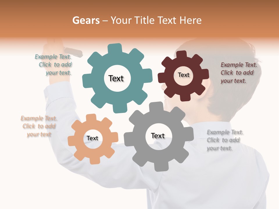 Student Educational Writing PowerPoint Template