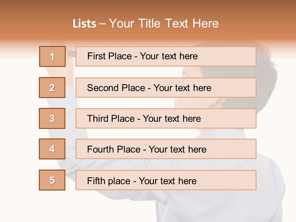 Student Educational Writing PowerPoint Template