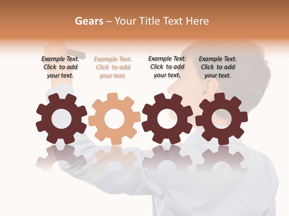 Student Educational Writing PowerPoint Template