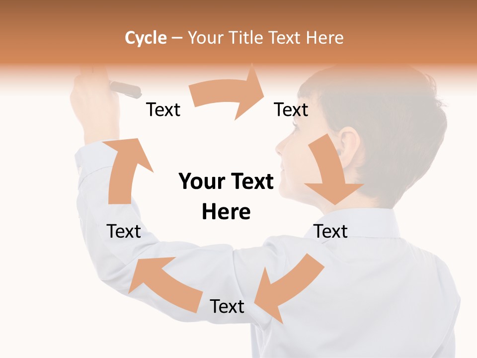 Student Educational Writing PowerPoint Template