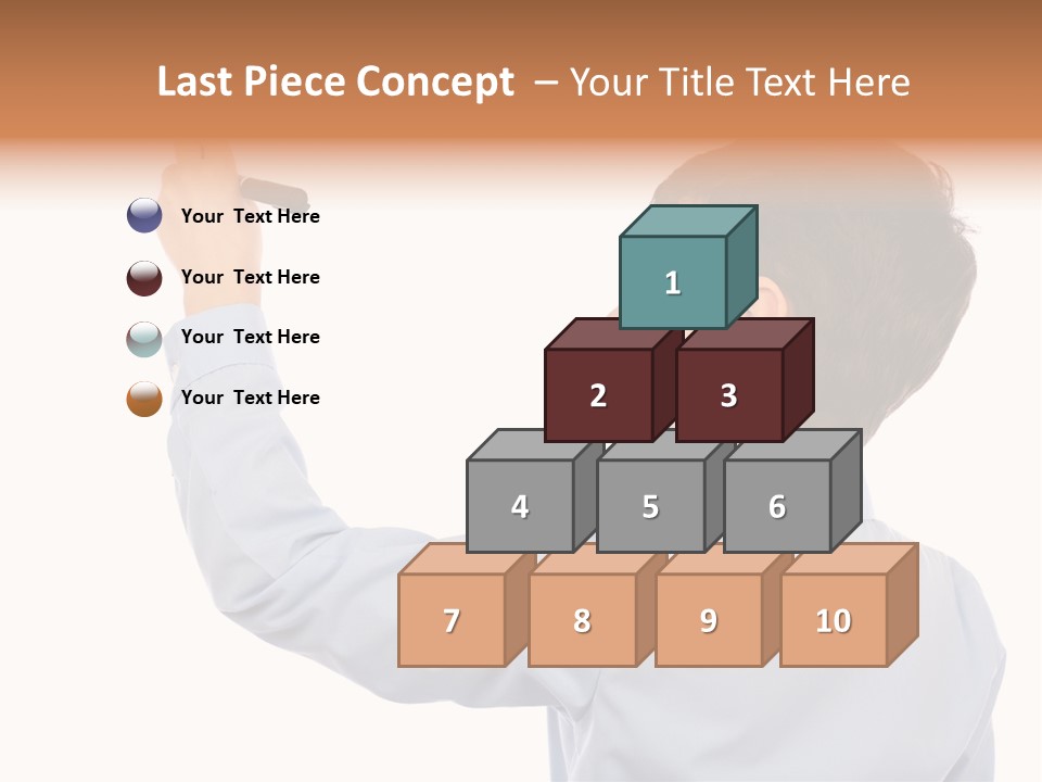 Student Educational Writing PowerPoint Template