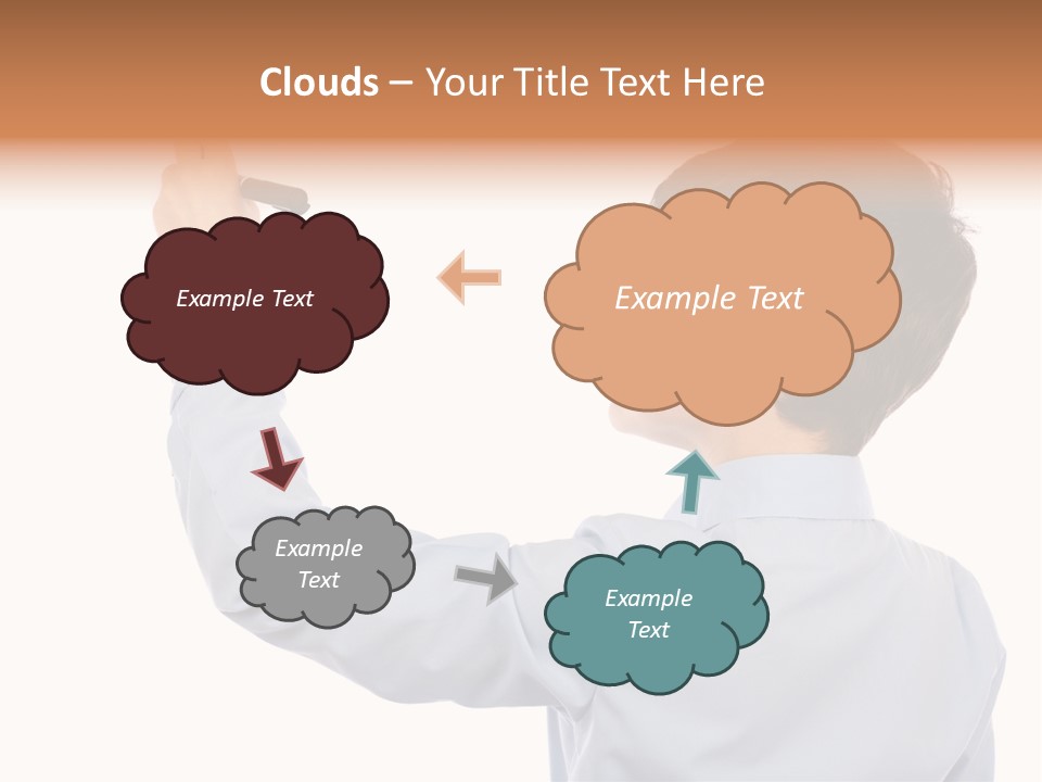 Student Educational Writing PowerPoint Template