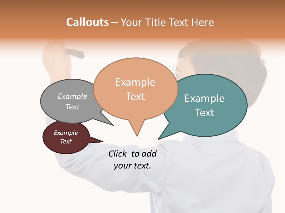 Student Educational Writing PowerPoint Template