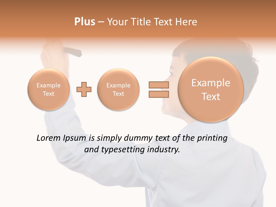 Student Educational Writing PowerPoint Template
