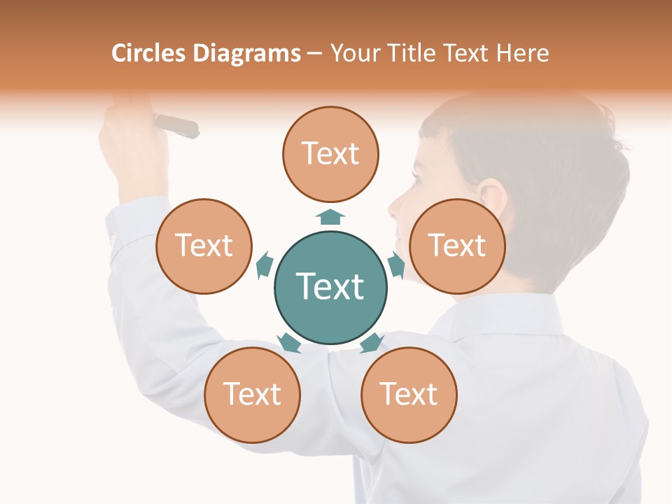 Student Educational Writing PowerPoint Template