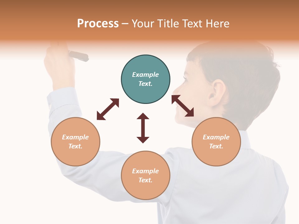 Student Educational Writing PowerPoint Template