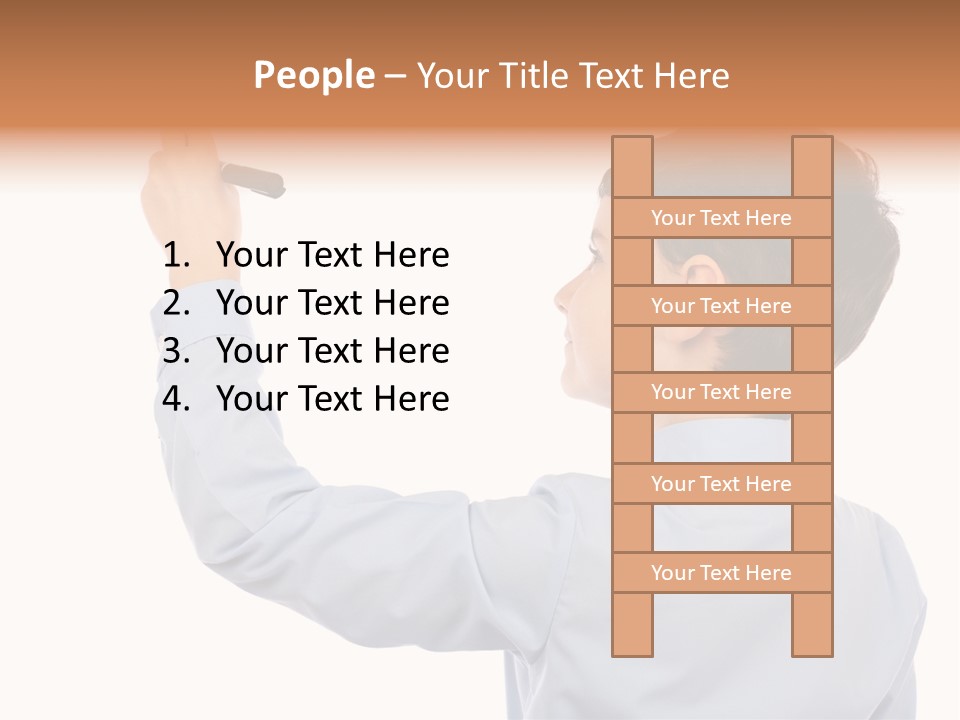 Student Educational Writing PowerPoint Template