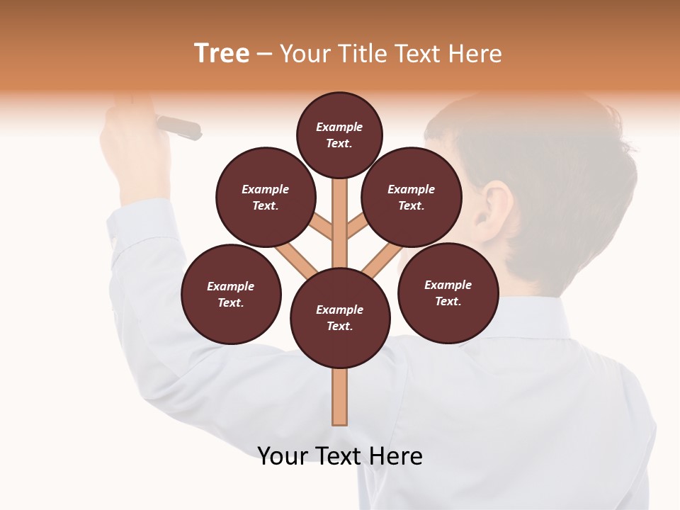 Student Educational Writing PowerPoint Template