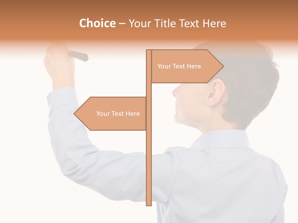 Student Educational Writing PowerPoint Template