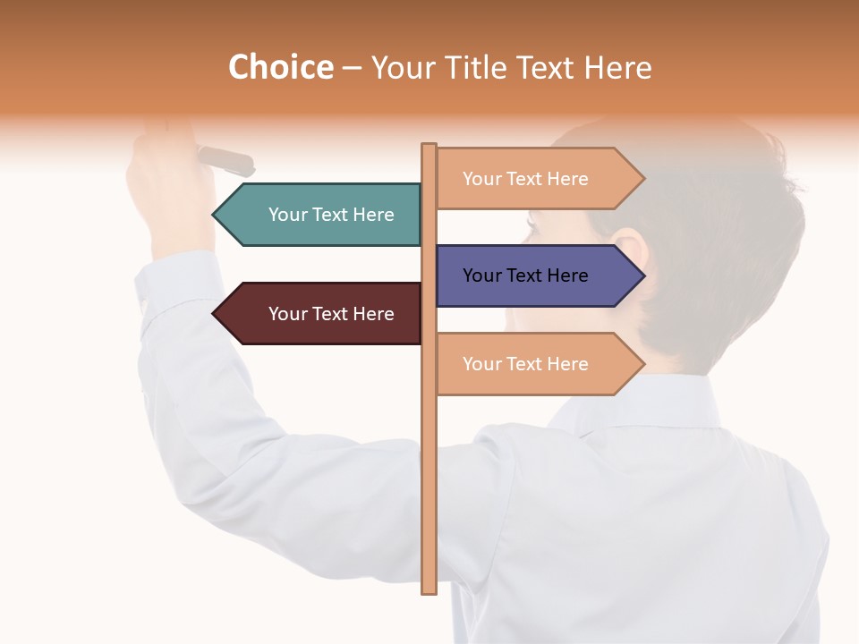 Student Educational Writing PowerPoint Template