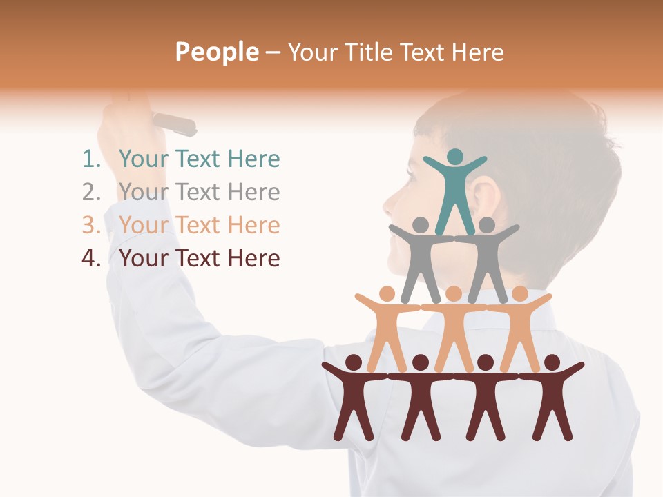 Student Educational Writing PowerPoint Template