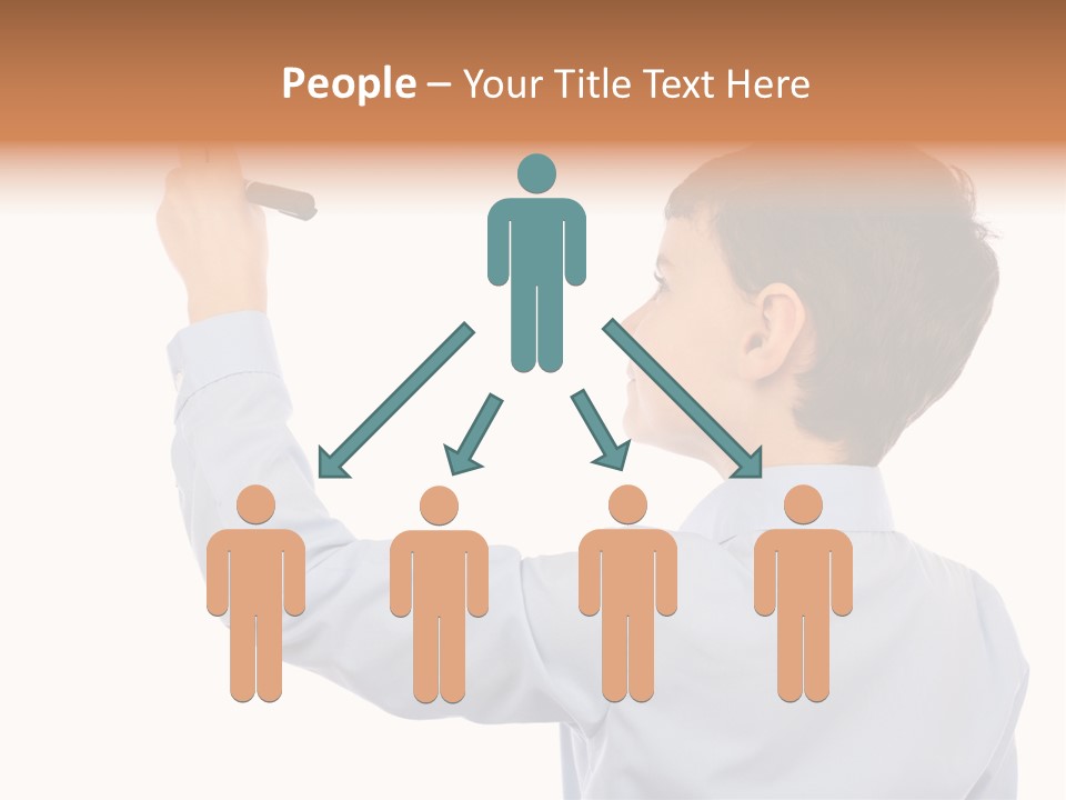 Student Educational Writing PowerPoint Template