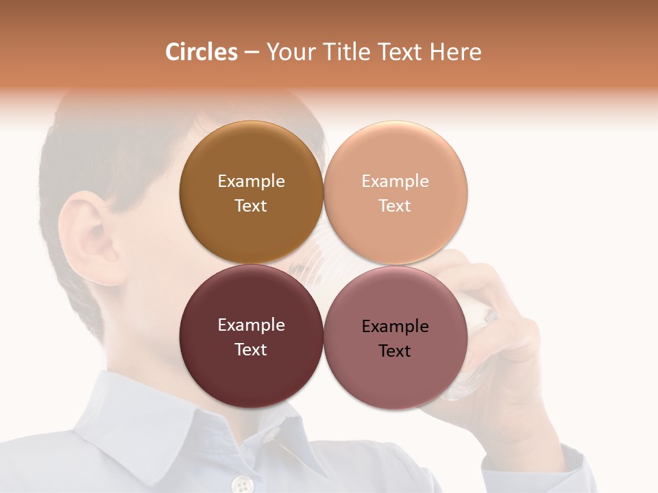 Holding Food Child PowerPoint Template