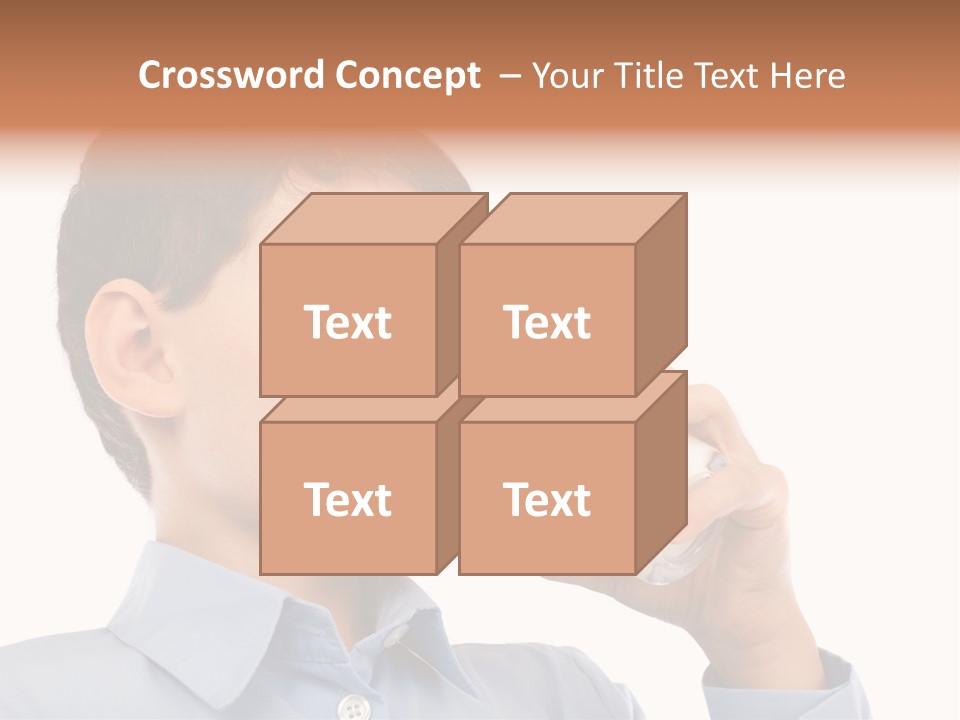 Holding Food Child PowerPoint Template