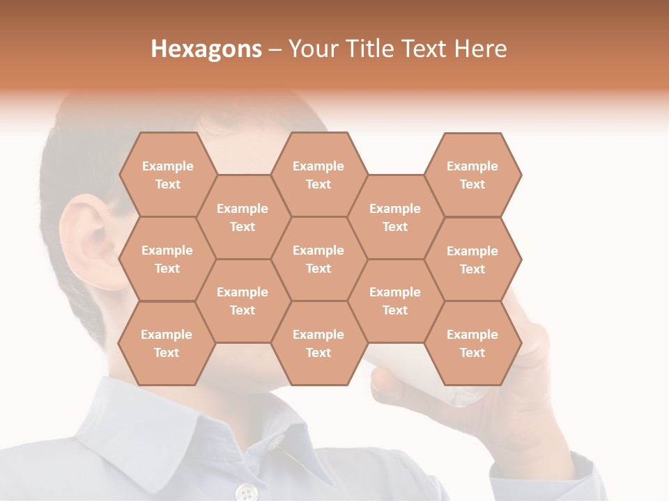 Holding Food Child PowerPoint Template