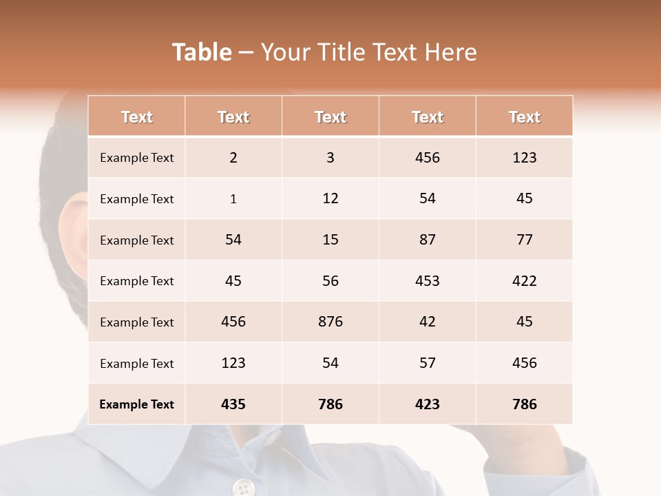 Holding Food Child PowerPoint Template