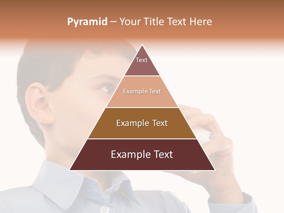 Holding Food Child PowerPoint Template