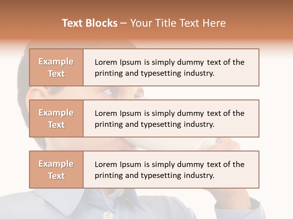 Holding Food Child PowerPoint Template