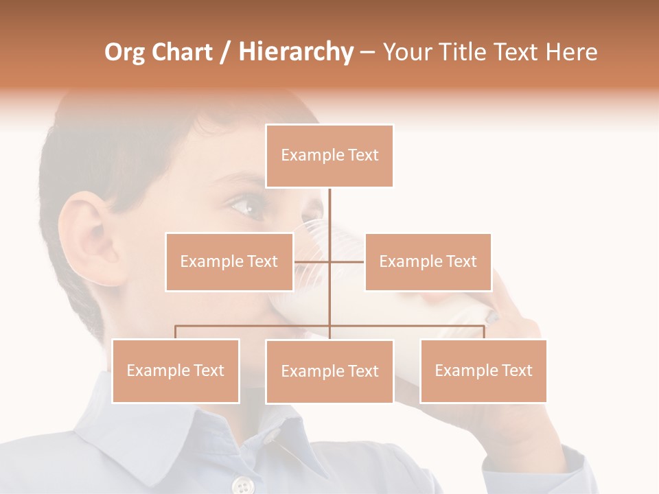 Holding Food Child PowerPoint Template