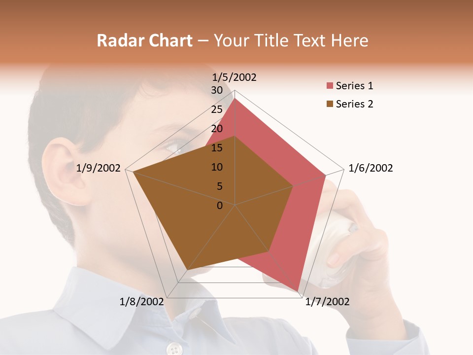 Holding Food Child PowerPoint Template