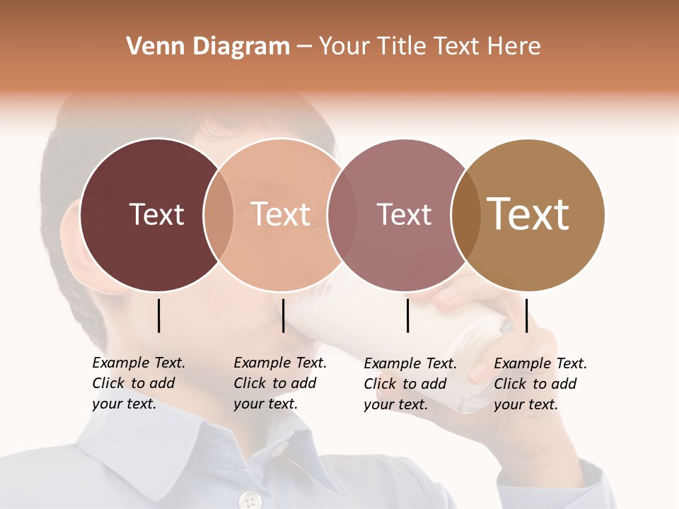 Holding Food Child PowerPoint Template