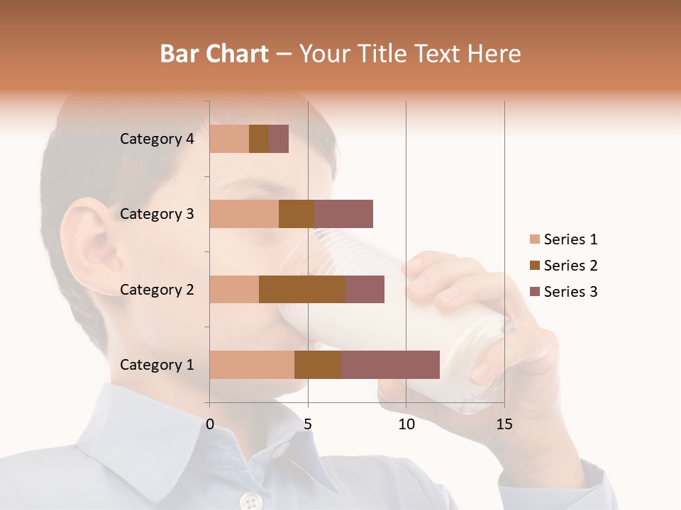 Holding Food Child PowerPoint Template