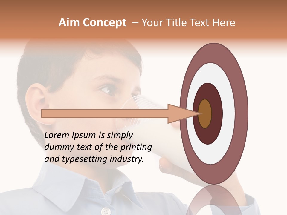 Holding Food Child PowerPoint Template