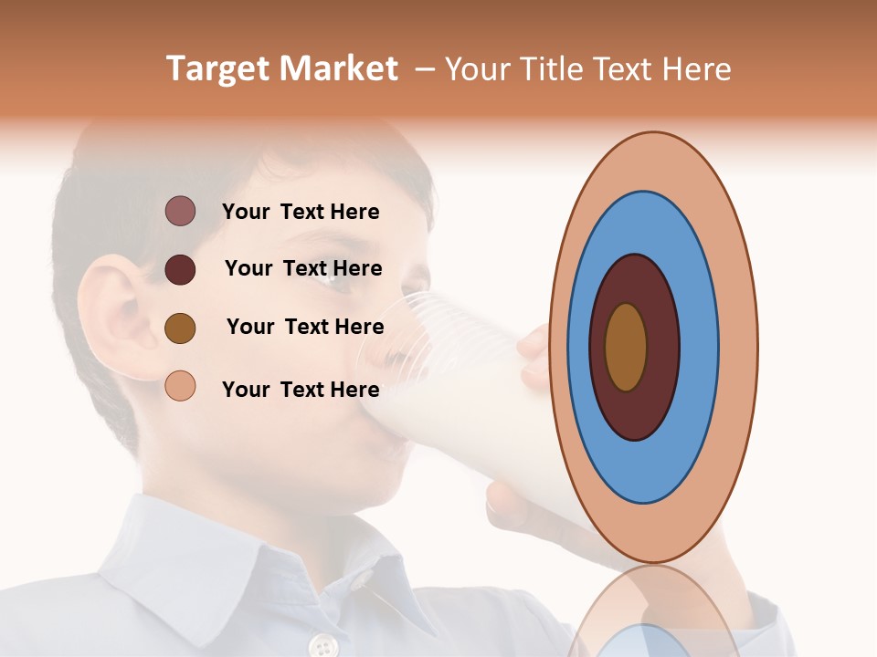 Holding Food Child PowerPoint Template