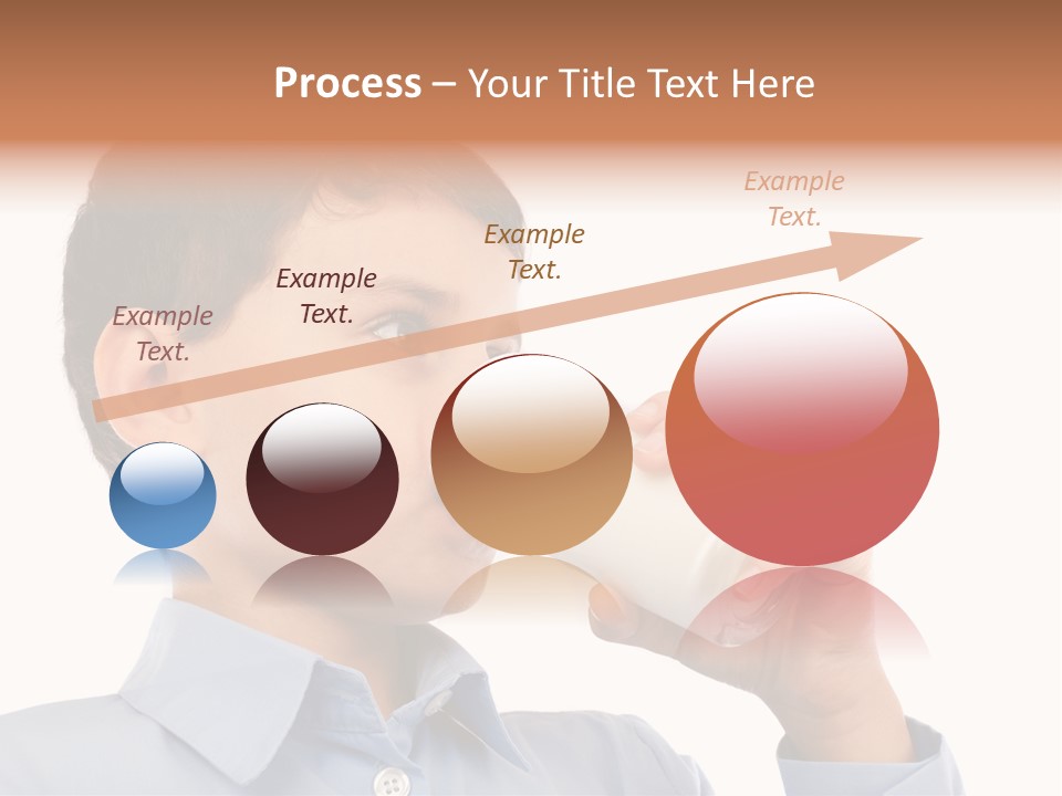 Holding Food Child PowerPoint Template