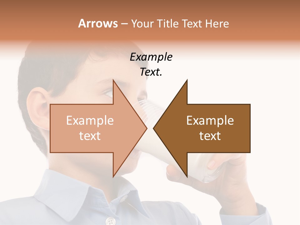 Holding Food Child PowerPoint Template