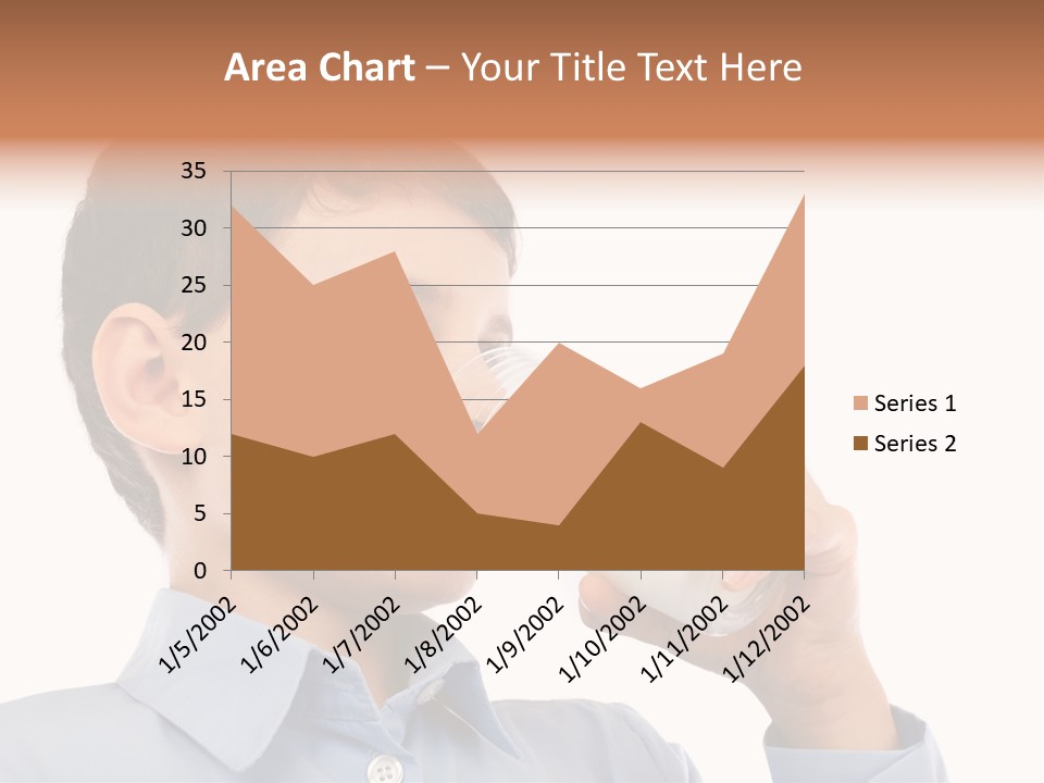 Holding Food Child PowerPoint Template