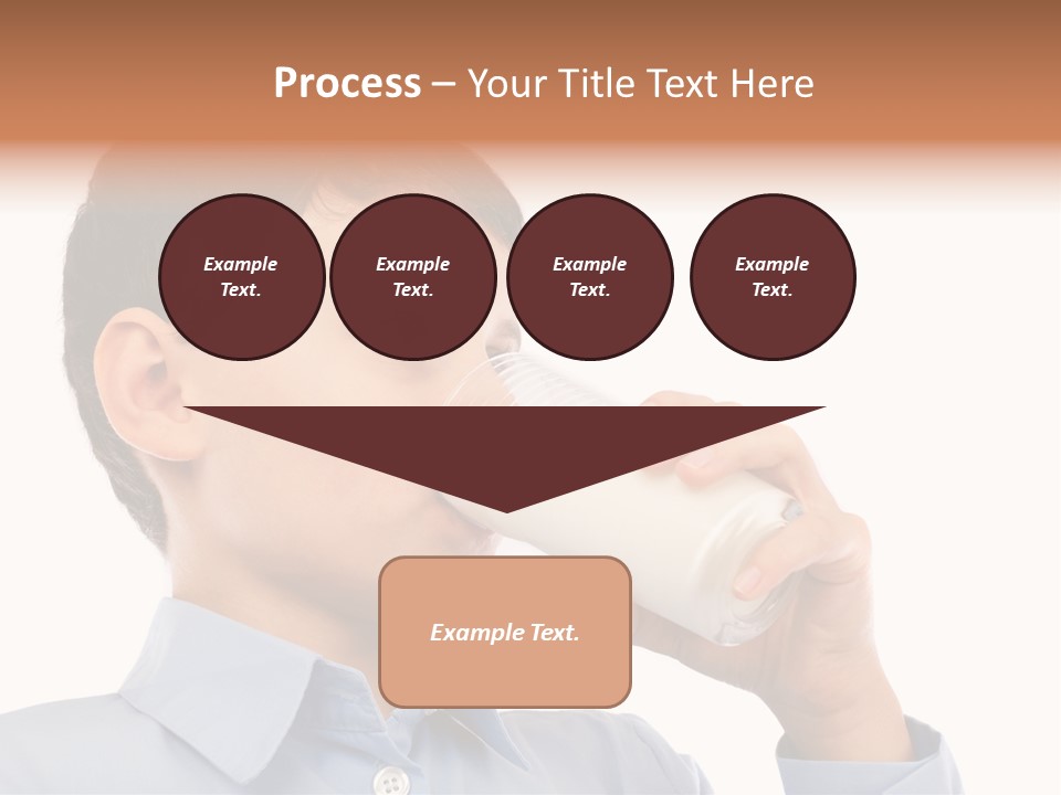 Holding Food Child PowerPoint Template