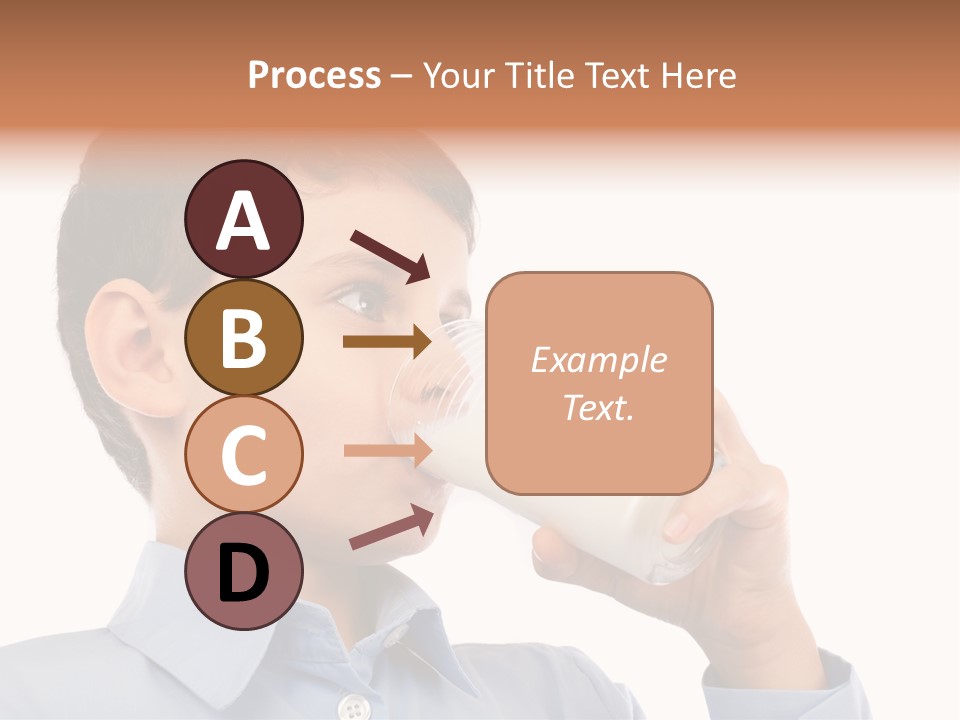 Holding Food Child PowerPoint Template