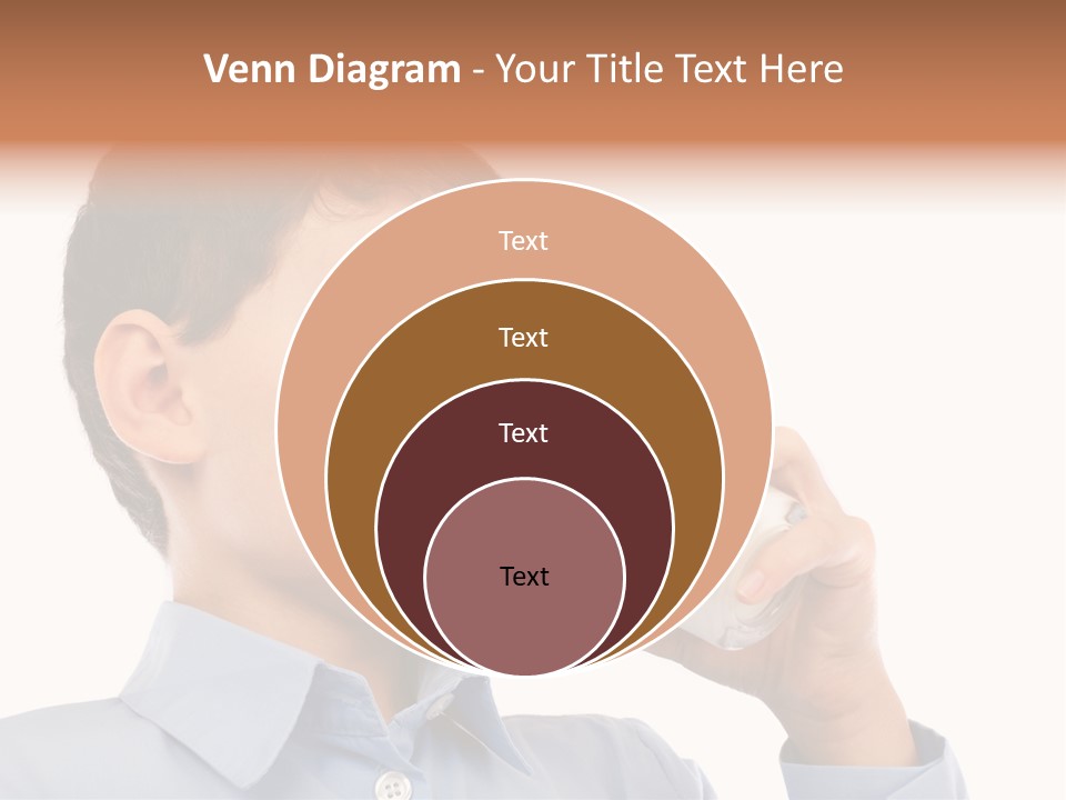 Holding Food Child PowerPoint Template