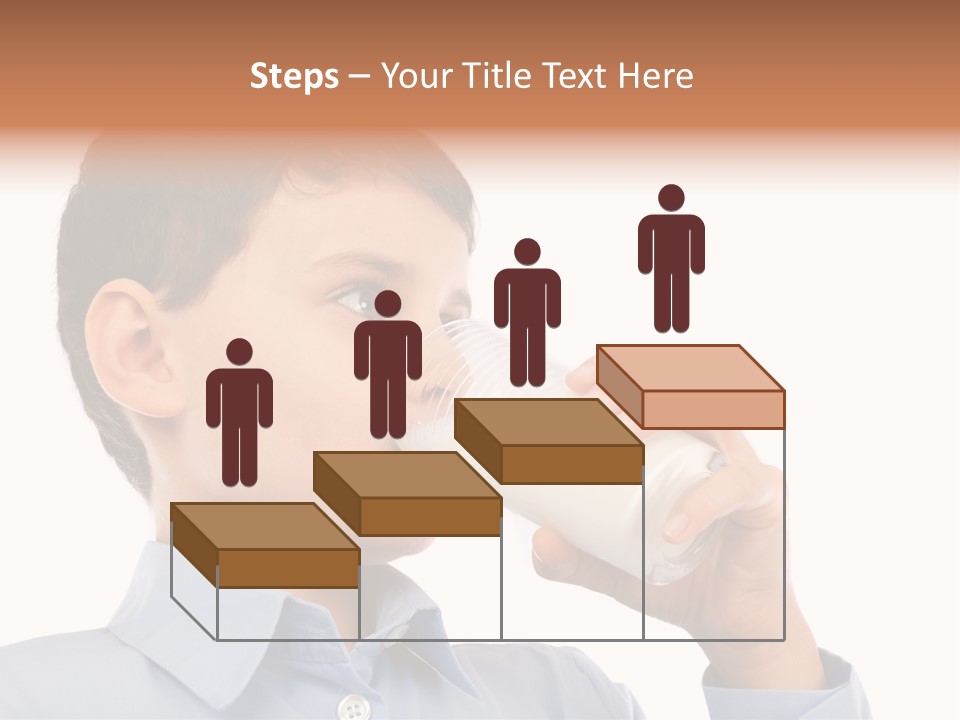 Holding Food Child PowerPoint Template