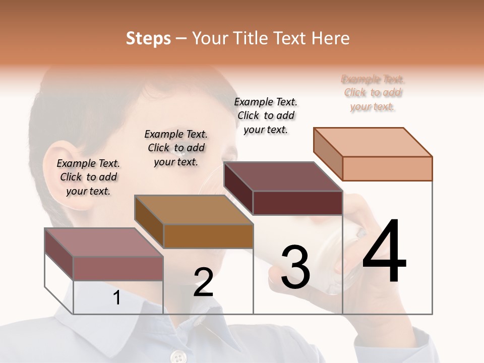 Holding Food Child PowerPoint Template