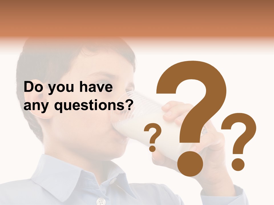 Holding Food Child PowerPoint Template